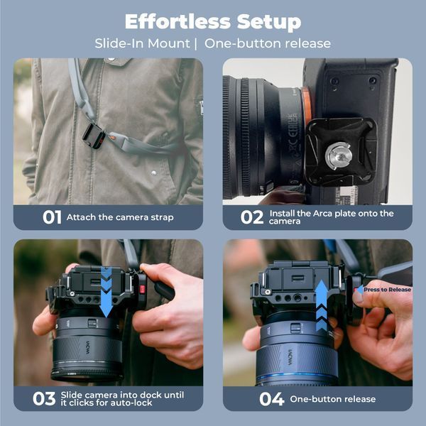 Швидкознімний затискач для ременя Freewell Camera Strap Quick Clamp FW-CSQR фото