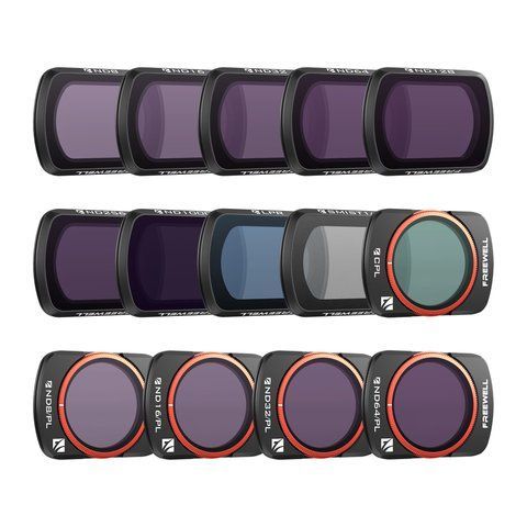 Набір фільтрів Freewell Mega для DJI Osmo Pocket 4 та 3 (14 шт.) FW-OP3-MEGA фото